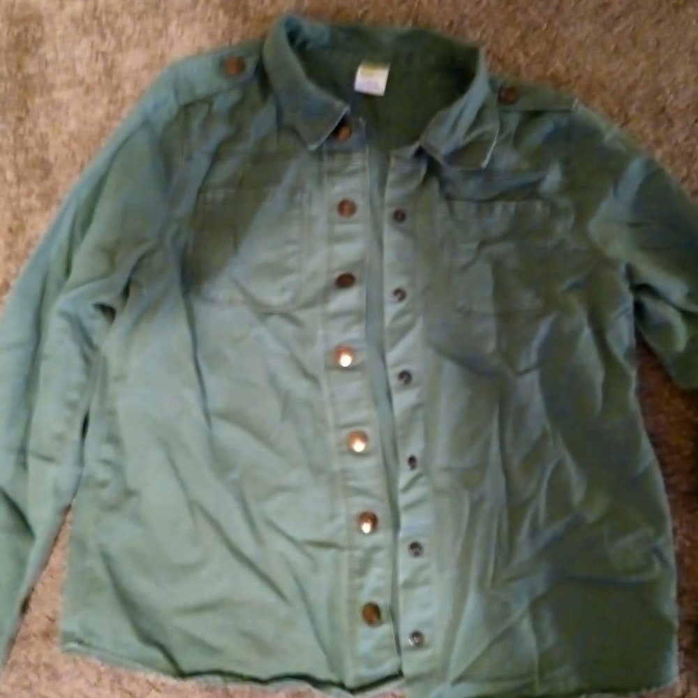 Green Jean Shirt